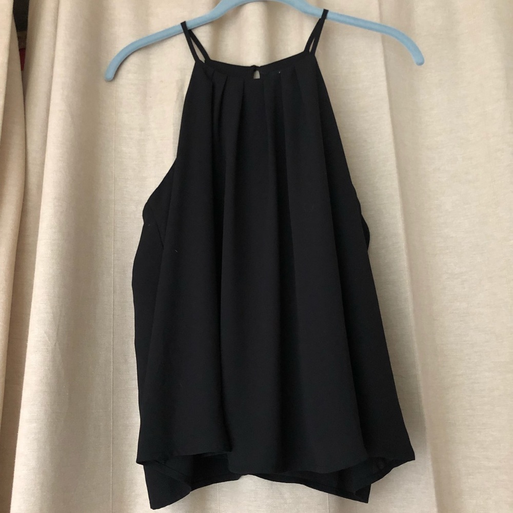 Black Halter Top